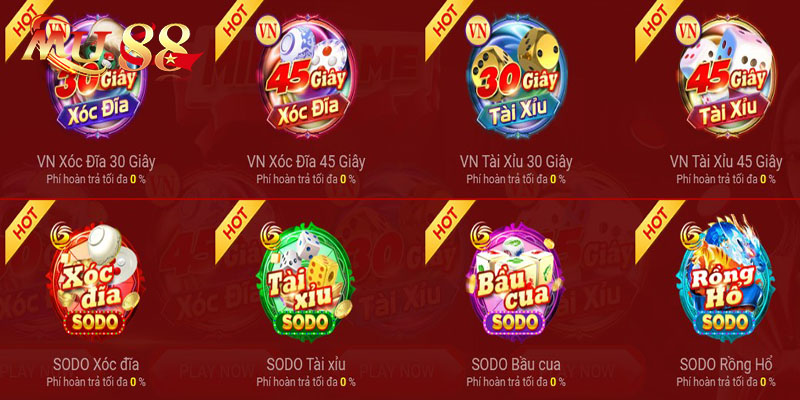 Casino MU88 - Bật mí 6 tựa game đình đám nhất hiện nay